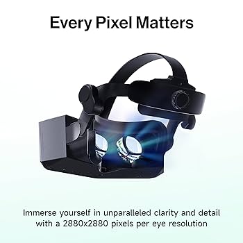 Pimax 8k plus VR Vive セット　ゴーグル　ゲーム 圧倒的広視野角、“視る”ことに特化したVR「Pimax 8K Plus